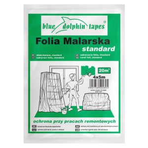 Folia ochronna malarska Blue Dolphin STANDARD 4m x 5m