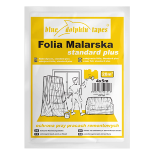 Folia malarska ochronna Blue Dolphin STANDARD PLUS 4m x 5m