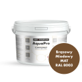 Szybkoschnąca uniwersalna emalia akrylowa Aqua Pro Brązowy Miodowy MAT RAL 8003  2,7L