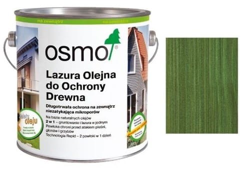 OSMO LAZURA OLEJNA 729 Choinkowa zieleń 2,5L