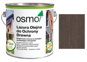 OSMO LAZURA OLEJNA 907 Kwarcowy szary 0,125L