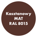 Szybkoschnąca uniwersalna emalia akrylowa Aqua Pro Kasztanowy MAT RAL 8015 2,7L