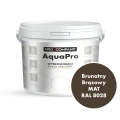 Szybkoschnąca uniwersalna emalia akrylowa Aqua Pro Brunatny Brązowy MAT RAL 8028 4,5L