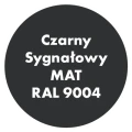 Szybkoschnąca uniwersalna emalia akrylowa Aqua Pro Czarny Sygnałowy MAT RAL 9004 4,5L