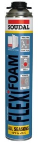 SOUDAL Pianka pistoletowa FLEXIFOAM 750ml Niebieska