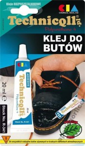 ELASTYCZNY KLEJ DO BUTÓW TECHNICQLL R-341 20ML