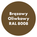 Szybkoschnąca uniwersalna emalia akrylowa Aqua Pro Brązowy Oliwkowy RAL 8008 9L
