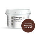 Szybkoschnąca uniwersalna emalia akrylowa Aqua Pro Brązowy Czerwony RAL 8012 2,7L