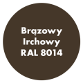 Szybkoschnąca uniwersalna emalia akrylowa Aqua Pro Brązowy Irchowy RAL 8014 9L