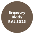 Szybkoschnąca uniwersalna emalia akrylowa Aqua Pro Brązowy Blady RAL 8025  9L