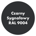Szybkoschnąca uniwersalna emalia akrylowa Aqua Pro Czarny Sygnałowy RAL 9004 9L