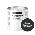 Szybkoschnąca uniwersalna emalia akrylowa Aqua Pro Czarny Sygnałowy RAL 9004 0,7L