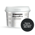 Szybkoschnąca uniwersalna emalia akrylowa Aqua Pro Czarny Grafitowy RAL 9011 4,5L