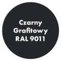 Szybkoschnąca uniwersalna emalia akrylowa Aqua Pro Czarny Grafitowy RAL 9011 0,7L 