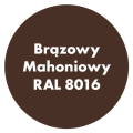 Szybkoschnąca uniwersalna emalia akrylowa Aqua Pro Brązowy Mahoniowy RAL 8016 9L
