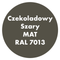 Szybkoschnąca uniwersalna emalia akrylowa Aqua Pro Czekoladowy Szary MAT RAL 7013 4,5L