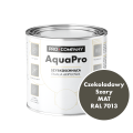 Szybkoschnąca uniwersalna emalia akrylowa Aqua Pro Czekoladowy Szary MAT RAL 7013 0,7L