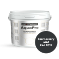 Szybkoschnąca uniwersalna emalia akrylowa Aqua Pro Czarnoszary MAT RAL 7021 9L