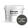 Szybkoschnąca uniwersalna emalia akrylowa Aqua Pro Szary Umbra MAT RAL 7022 9L