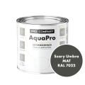 Szybkoschnąca uniwersalna emalia akrylowa Aqua Pro Szary Umbra MAT RAL 7022 0,7L