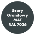 Szybkoschnąca uniwersalna emalia akrylowa Aqua Pro Szary Granitowy MAT RAL 7026 9L