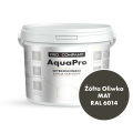 Szybkoschnąca uniwersalna emalia akrylowa Aqua Pro Żółta Oliwka MAT RAL 6014 9L