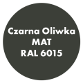 Szybkoschnąca uniwersalna emalia akrylowa Aqua Pro Czarna Oliwka MAT RAL 6015 9L
