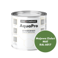Szybkoschnąca uniwersalna emalia akrylowa Aqua Pro Majowa Zieleń MAT RAL 6017 0,7L