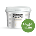 Szybkoschnąca uniwersalna emalia akrylowa Aqua Pro Zielony Żółty MAT RAL 6018 4,5L
