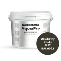 Szybkoschnąca uniwersalna emalia akrylowa Aqua Pro Oliwkowy Khaki MAT RAL 6022 4,5L