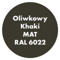 Szybkoschnąca uniwersalna emalia akrylowa Aqua Pro Oliwkowy Khaki MAT RAL 6022 0,7L