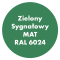 Szybkoschnąca uniwersalna emalia akrylowa Aqua Pro Zielony Sygnałowy MAT RAL 6024 0,7L