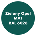 Szybkoschnąca uniwersalna emalia akrylowa Aqua Pro Zielony Opal MAT RAL 6026 9L