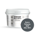 Szybkoschnąca uniwersalna emalia akrylowa Aqua Pro Szary Żelazny MAT RAL 7011 2,7L