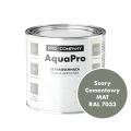 Szybkoschnąca uniwersalna emalia akrylowa Aqua Pro Szary Cementowy MAT RAL 7033 0,8L