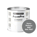 Szybkoschnąca uniwersalna emalia akrylowa Aqua Pro Szary Stalowy MAT RAL 7037 0,7L