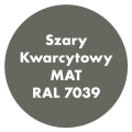 Szybkoschnąca uniwersalna emalia akrylowa Aqua Pro Szary Kwarcytowy MAT RAL 7039 2,7L