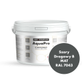 Szybkoschnąca uniwersalna emalia akrylowa Aqua Pro Szary Drogowy B MAT RAL 7043 2,7L