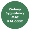 Szybkoschnąca uniwersalna emalia akrylowa Aqua Pro Zielony Sygnałowy MAT RAL 6032 4,5L