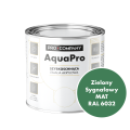 Szybkoschnąca uniwersalna emalia akrylowa Aqua Pro Zielony Sygnałowy MAT RAL 6032 0,7L