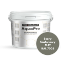 Szybkoschnąca uniwersalna emalia akrylowa Aqua Pro Szary Szałwiowy MAT RAL 7003 9L