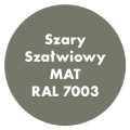 Szybkoschnąca uniwersalna emalia akrylowa Aqua Pro Szary Szałwiowy MAT RAL 7003 0,7L