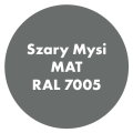 Szybkoschnąca uniwersalna emalia akrylowa Aqua Pro Szary Mysi MAT RAL 7005 10L