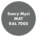 Szybkoschnąca uniwersalna emalia akrylowa Aqua Pro Szary Mysi MAT RAL 7005 0,8L