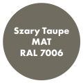 Szybkoschnąca uniwersalna emalia akrylowa Aqua Pro Szary Taupe MAT RAL 7006 9L