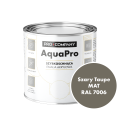 Szybkoschnąca uniwersalna emalia akrylowa Aqua Pro Szary Taupe MAT RAL 7006 0,7L