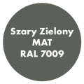 Szybkoschnąca uniwersalna emalia akrylowa Aqua Pro Szary Zielony MAT RAL 7009 2,7L
