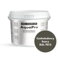 Szybkoschnąca uniwersalna emalia akrylowa Aqua Pro Czekoladowy Szary RAL 7013 9L
