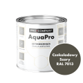 Szybkoschnąca uniwersalna emalia akrylowa Aqua Pro Czekoladowy Szary RAL 7013 0,7L