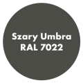 Szybkoschnąca uniwersalna emalia akrylowa Aqua Pro Szary Umbra RAL 7022 4,5L